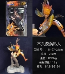25CM Naruto Uzumaki Cartoon PVC Anime Figure Model Statue