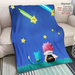 3 Styles Fairy Tail Cartoon Color Printing Cosplay Anime Blanket