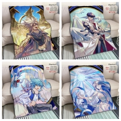 5 Styles Yu-Gi-Oh Cartoon Color Printing Cosplay Anime Blanket