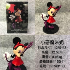 12.5CM Disney Minnie Mouse Cartoon Anime Figure Model Toy