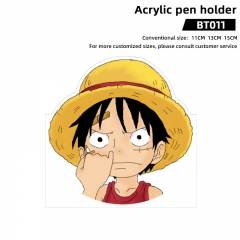 BT013 UV 亚克力笔筒 海贼王 动漫