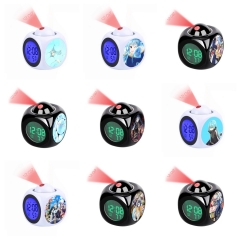 13 Styles That Time I Got Reincarnated as a Slime Cartoon LCD Anime White/Black Projection Alarm Clock (with Light)