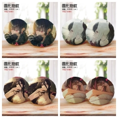 YBZ087 碧蓝档案 游戏 细毛绒圆形抱枕