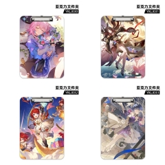 5 Styles Honkai: Star Rail Cartoon Character Anime Acrylic File Folder