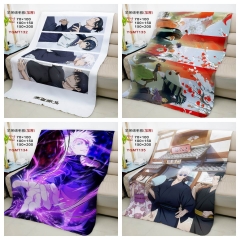4 Sizes 5 Styles Jujutsu Kaisen Cartoon Anime Blanket Fleece