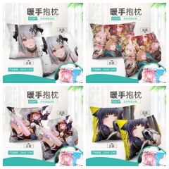 NS071 明日方舟 游戏 细毛绒暖手抱枕28*40cm