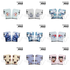 14 Styles Ne Zha Cartoon Anime Tram gloves