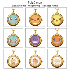 18 Styles Pokemon Cartoon Anime Alloy Watch Necklace