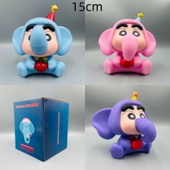 3 Styles 15cm Crayon Shin-chan Cartoon Anime PVC Figures