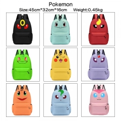 16 Styles Pokemon Cartoon Anime Backpack Bag