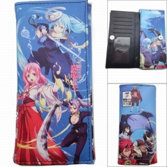 That Time I Got Reincarnated as a Slime Cartoon Color Printing Coin Purse Anime Long Wallet