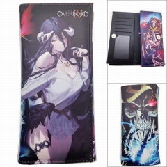 2 Styles OVERLORD Cartoon Color Printing Coin Purse Anime Long Wallet
