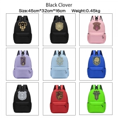 9 Styles Black Clover Cartoon Anime Backpack Bag