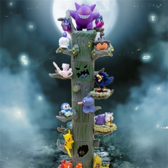 8Pcs/Set Pokemon Cartoon Character Collection Toy PVC Anime Figure Toys