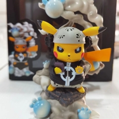 10CM Pokemon Pikachu Cos Bartholemew Kuma Cartoon Anime PVC Figure Toy