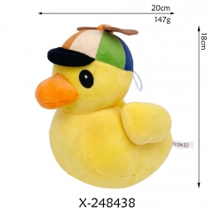 18cm Giant Rubber Duck Cartoon Anime Plush Toy Doll