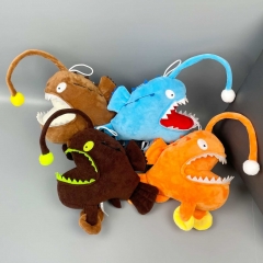 4 Styles Monkfish Slippers Cartoon Anime Plush Toy Doll