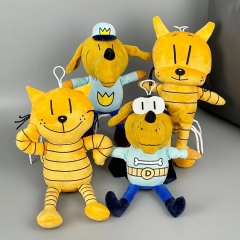 4 Styles Dog Man's Cartoon Anime Plush Toy Doll