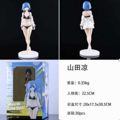 孤独摇滚 二次元美少女 站姿泳装山田凉手办模型摆件批发