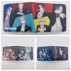 3 Styles Wind Breaker Cartoon Purse Anime Short Wallet