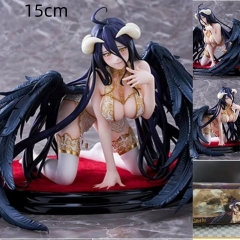 15CM Cayne Overlord Wing Albedo Lingerie Cartoon Sexy Girls Anime Figure
