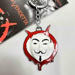 V for Vendetta Cartoon Anime Keychain