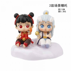2pcs/set 11cm Ne Zha Cartoon Anime PVC Figures