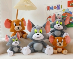 2 Styles 3 Sizes Tom and Jerry Cartoon Anime Plush Toy Doll