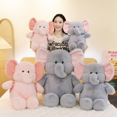 2 Styles 3 Sizes Cute Elephant Cartoon Anime Plush Toy Doll