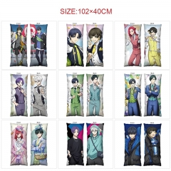 蓝色监狱-19款 动漫桃皮绒40X102cm双面印花抱枕枕套