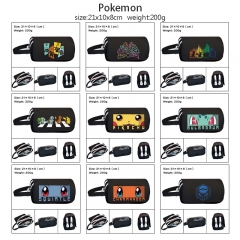 11 Styles Pokemon Cartoon Pencil Box Anime Pencil Bag