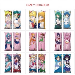 美少女战士-14款 动漫桃皮绒40X102cm双面印花抱枕枕套