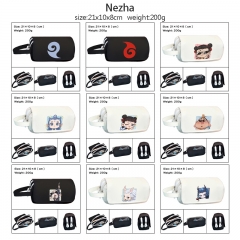 11 Styles Ne Zha Cartoon Pencil Box Anime Pencil Bag
