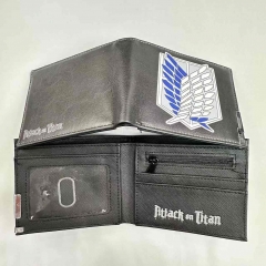 Attack on Titan/Shingeki No Kyojin Cartoon Purse Anime Short Wallet