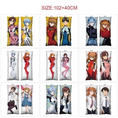 福音战士-14款 动漫桃皮绒40X102cm双面印花抱枕枕套