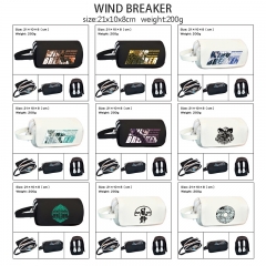 9 Styles Wind Breaker Cartoon Pencil Box Anime Pencil Bag
