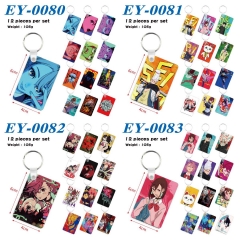 7 Styles 12pcs/set DANDADAN Cartoon Anime Keychain