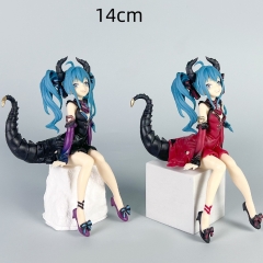 【袋装】初音未来手办小恶魔miku压泡面动漫二次元美女机箱摆件