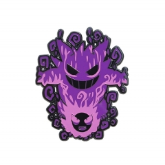 50*40.3*2mm Pokemon Gengar Cartoon Pin Anime Alloy Brooch