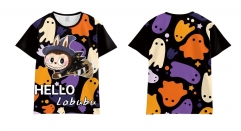 3 Styles Hatsune Miku POP MART Labubu Cartoon Anime T-shirt