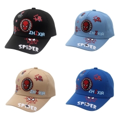 6 Styles Spider-Man Cartoon Pattern Hat Anime Sports Baseball Cap