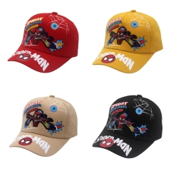 6 Styles Spider-Man Cartoon Pattern Hat Anime Sports Baseball Cap