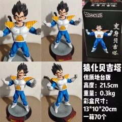 七龙珠 变身贝吉塔 高度22cm 重量0.25kg 彩盒13*10*20cm 每箱70个