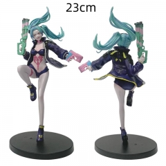 23cm Cyberpunk：Edgerunners Rebecca Cartoon Anime PVC Figure