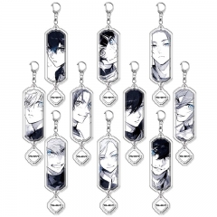 10 Styles Blue Lock Cartoon Anime Acrylic Keychain