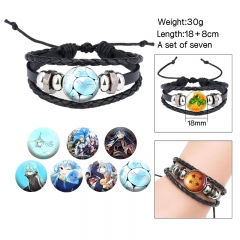 (Replaceable Pattern) 2 Styles That Time I Got Reincarnated as a Slime Cartoon Anime Bracelet Wristband