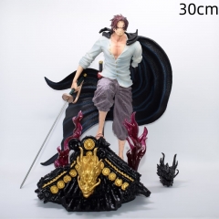 30CM GK One Piece Shanks Cartoon Anime PVC Figure