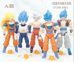 5款超可动换手龙珠A款17 cm 460克