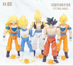 5款超可动换手龙珠B款17 cm 460克