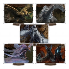5 Styles Monster Hunter Cartoon Anime Acrylic Standing Plate